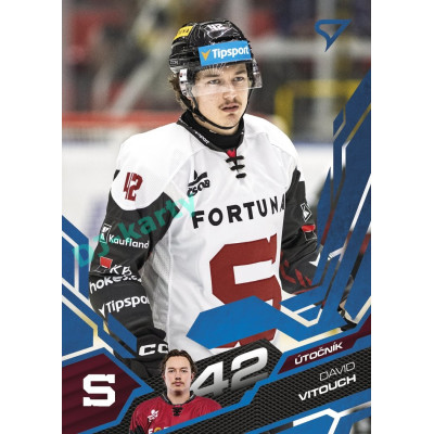 2025/26 Sportzoo ELH 2. serie #275 David Vitouch Azure Blue