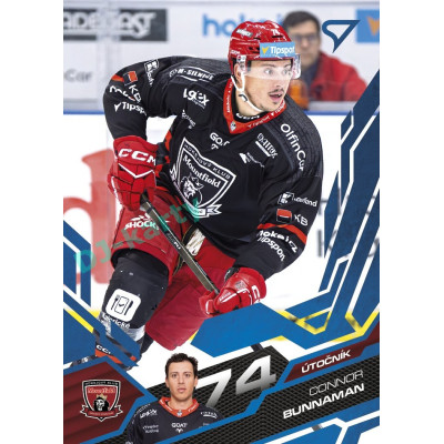 2025/26 Sportzoo ELH 2. serie #283 Connor Bunnaman Azure Blue