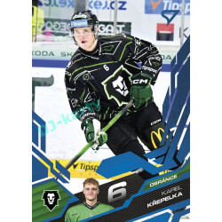 2025/26 Sportzoo ELH 2. serie #303 Karel Křepelka Azure Blue
