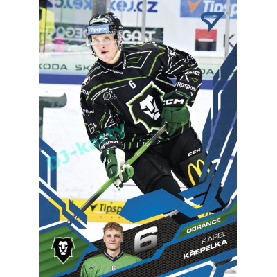 2025/26 Sportzoo ELH 2. serie #303 Karel Křepelka Azure Blue