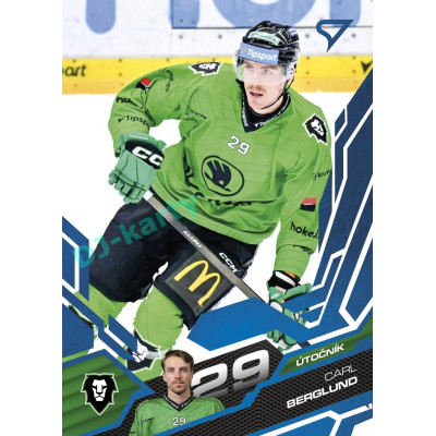 2025/26 Sportzoo ELH 2. serie #304 Carl Berglund Azure Blue