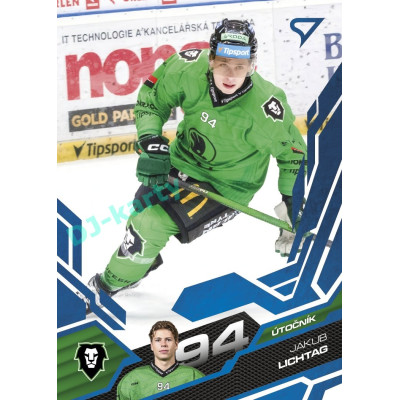 2025/26 Sportzoo ELH 2. serie #308 Jakub Lichtag Azure Blue