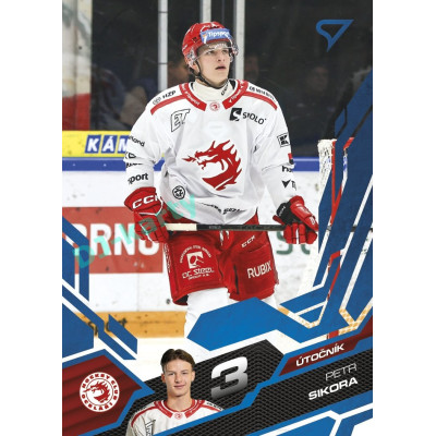 2025/26 Sportzoo ELH 2. serie #314 Petr Sikora Azure Blue