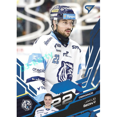 2025/26 Sportzoo ELH 2. serie #333 Jakub Šedivý Azure Blue