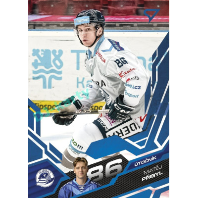 2025/26 Sportzoo ELH 2. serie #344 Matěj Přibyl Azure Blue
