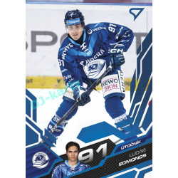 2025/26 Sportzoo ELH 2. serie #340 Lucas Edmonds Azure Blue