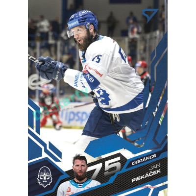 2025/26 Sportzoo ELH 2. serie #347 Jan Piskáček Azure Blue