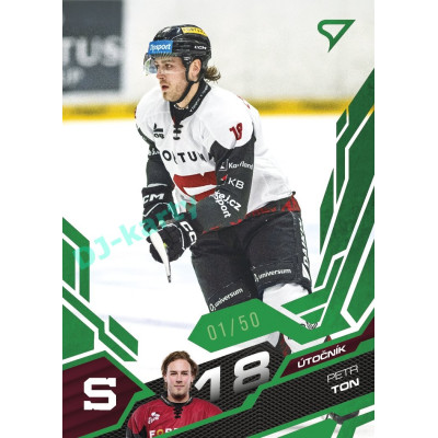 2025/26 Sportzoo ELH 2. serie #274 Petr Ton Emerald Green xx/50