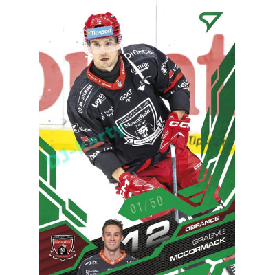 2025/26 Sportzoo ELH 2. serie #280 Graeme McCormack Emerald Green xx/50