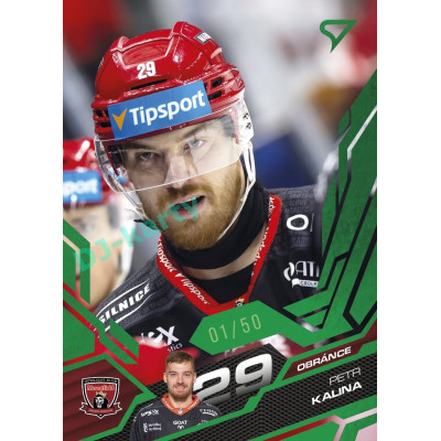 2025/26 Sportzoo ELH 2. serie #278 Petr Kalina Emerald Green xx/50