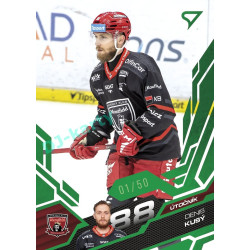 2025/26 Sportzoo ELH 2. serie #284 Denis Kusý Emerald Green xx/50