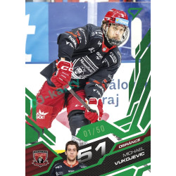 2025/26 Sportzoo ELH 2. serie #281 Michael Vukojevic Emerald Green xx/50