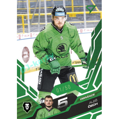 2025/26 Sportzoo ELH 2. serie #301 Aleš Čech Emerald Green xx/50