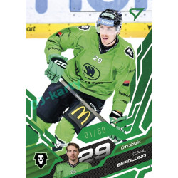 2025/26 Sportzoo ELH 2. serie #304 Carl Berglund Emerald Green xx/50