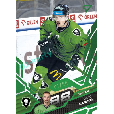 2025/26 Sportzoo ELH 2. serie #305 Matěj Gardoň Emerald Green xx/50