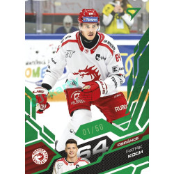 2025/26 Sportzoo ELH 2. serie #310 Patrik Koch Emerald Green xx/50