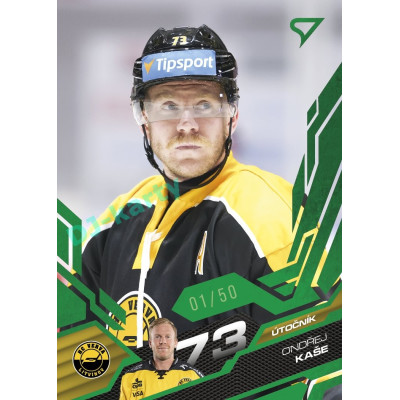 2025/26 Sportzoo ELH 2. serie #320 Ondřej Kaše Emerald Green xx/50