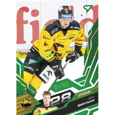 2025/26 Sportzoo ELH 2. serie #322 Jan Šprynar Emerald Green xx/50