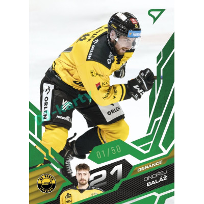 2025/26 Sportzoo ELH 2. serie #315 Ondřej Baláž Emerald Green xx/50
