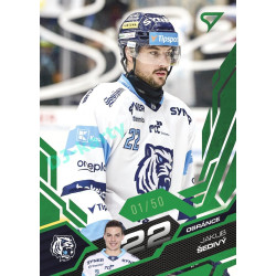 2025/26 Sportzoo ELH 2. serie #333 Jakub Šedivý Emerald Green xx/50