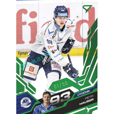 2025/26 Sportzoo ELH 2. serie #342 Petr Hauser Emerald Green xx/50