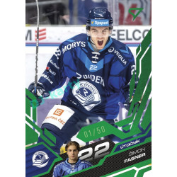 2025/26 Sportzoo ELH 2. serie #341 Šimon Fasner Emerald Green xx/50