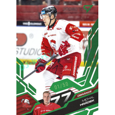 2025/26 Sportzoo ELH 2. serie #353 Michal Hrádek Emerald Green xx/50