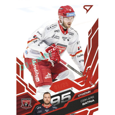 2025/26 Sportzoo ELH 2. serie #282 Oskars Batna Ruby Red xx/25