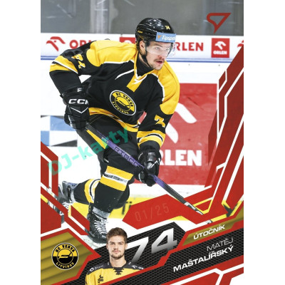 2025/26 Sportzoo ELH 2. serie #321 Matěj Maštalířský Ruby Red xx/25