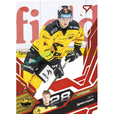 2025/26 Sportzoo ELH 2. serie #322 Jan Šprynar Ruby Red xx/25