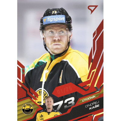 2025/26 Sportzoo ELH 2. serie #320 Ondřej Kaše Ruby Red xx/25