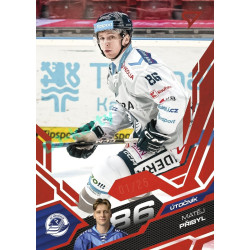 2025/26 Sportzoo ELH 2. serie #344 Matěj Přibyl Ruby Red xx/25