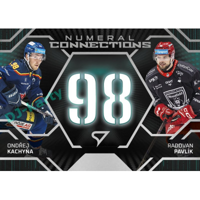 2025/26 Sportzoo ELH 2. serie #NC-18 Kachyňa – Pavlík Numeral Connections