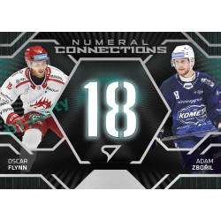 2025/26 Sportzoo ELH 2. serie #NC-07 Flynn – Zbořil Numeral Connections