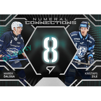 2025/26 Sportzoo ELH 2. serie #NC-03 Ďaloga – Zile Numeral Connections