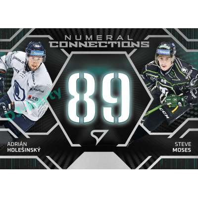 2025/26 Sportzoo ELH 2. serie #NC-16 Holešinský – Moses Numeral Connections