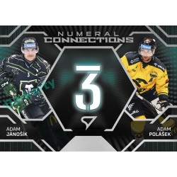 2025/26 Sportzoo ELH 2. serie #NC-02 Jánošík – Polášek Numeral Connections