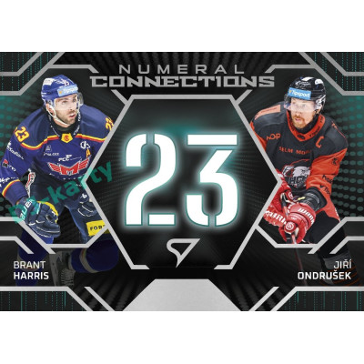 2025/26 Sportzoo ELH 2. serie #NC-10 Harris – Ondrušek Numeral Connections