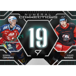 2025/26 Sportzoo ELH 2. serie #NC-08 Červenka – Nahodil Numeral Connections