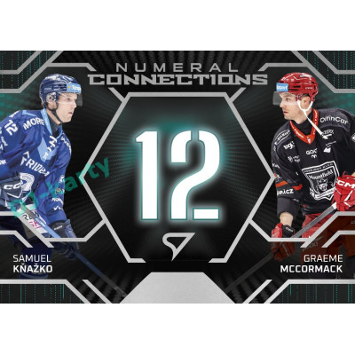 2025/26 Sportzoo ELH 2. serie #NC-04 Kňažko – McCormack Numeral Connections