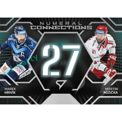 2025/26 Sportzoo ELH 2. serie #NC-12 Hrivík – Růžička Numeral Connections