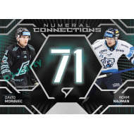 2025/26 Sportzoo ELH 2. serie #NC-15 Moravec – Najman Numeral Connections