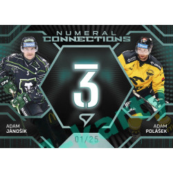 2025/26 Sportzoo ELH 2. serie #NC-02 Jánošík – Polášek Numeral Connections Verdant Green xx/25