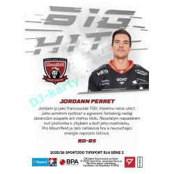 2025/26 Sportzoo ELH 2. serie #BD-05 Jordann Perret Big Hit