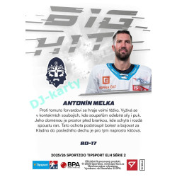 2025/26 Sportzoo ELH 2. serie #BD-17 Antonín Melka Big Hit
