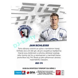 2025/26 Sportzoo ELH 2. serie #BD-14 Jan Schleiss Big Hit