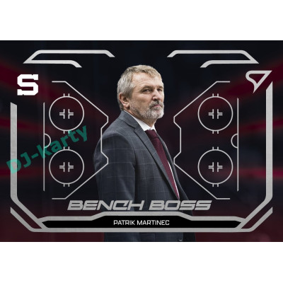 2025/26 Sportzoo ELH 2. serie #BB-04 Patrik Martinec Bench Boss