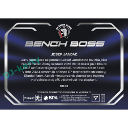 2025/26 Sportzoo ELH 2. serie #BB-12 Josef Jandač Bench Boss