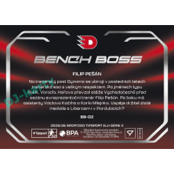 2025/26 Sportzoo ELH 2. serie #BB-02 Filip Pešán Bench Boss