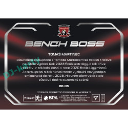 2025/26 Sportzoo ELH 2. serie #BB-05 Tomáš Martinec Bench Boss